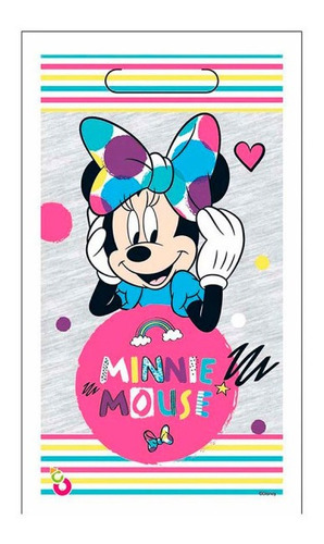 Bolsita P/golosina Minnie Pack X 10 Unid Producto Oficial