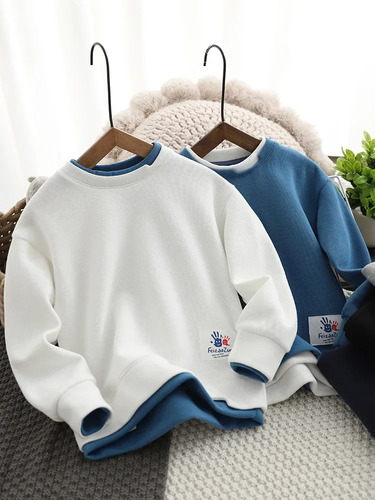 Sudadera De Otoño Para Niños, Estilo Coreano