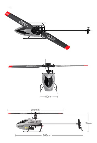Helicóptero Rc Era V129 V2 2.4g ,6 Ejes,3d