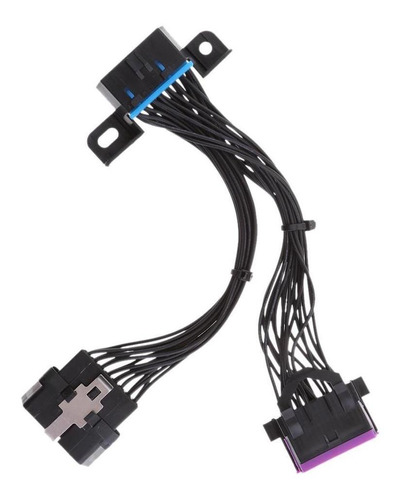 16 Pines Obdii Y Splitter Cable De Extensión A