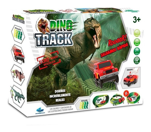 Pista De Juguete 52 Piezas Dino Track Original Next Point 