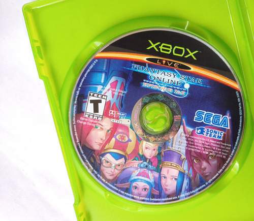Phantasy Star Online Episode 1 & 2 Xbox Clasico Sin Manual (Usado)
