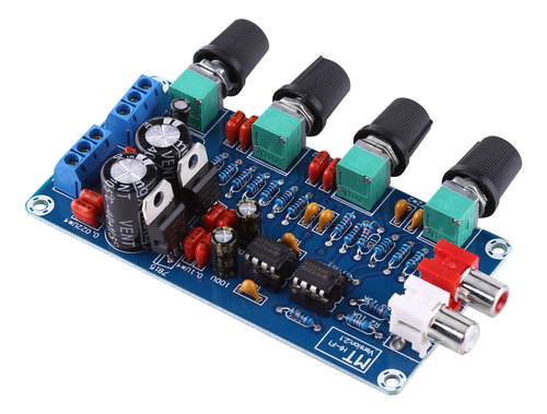 Amplificador Op-amp Hifi Con Control De Volumen Preamplifica