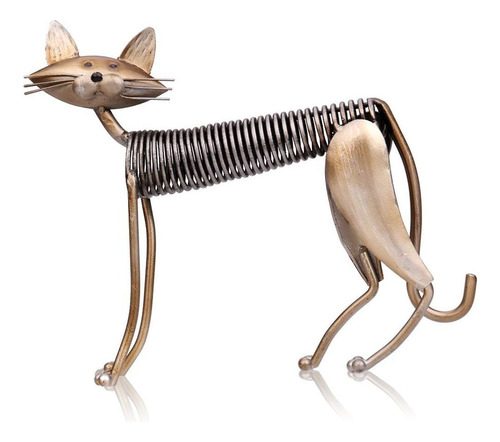Tooarts - Escultura De Metal, Diseño De Gato