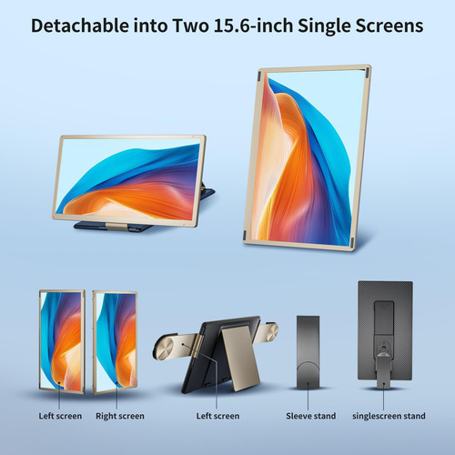 Extensor De Pantalla De La Computadora Portátil Triple De Li