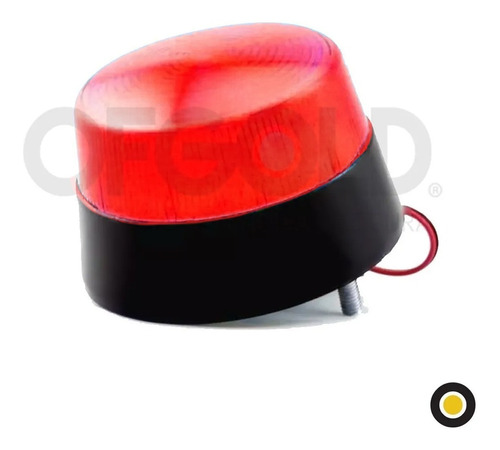 Baliza Led Rojo Estroboscópica Alarma Sirena Garita 12v