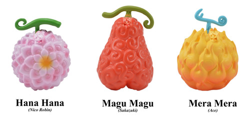 Figura Muñeco Gashapone One Piece Fruta Del Diablo X12u