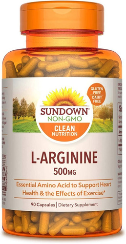 Arginina 500mg 90cap Sundown - Unidad a $1654