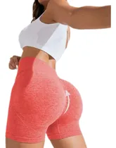 Comprar Calza Short Con Frunce Push Up Levanta Cola Moda Seamless