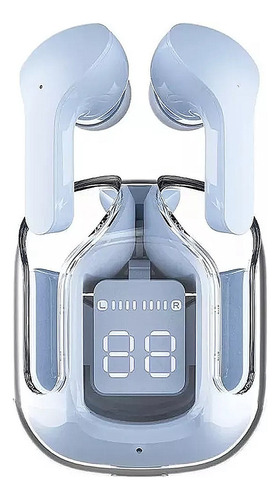 Audifonos Inalambricos Bluetooth Gamer Color Azul Con Micrófono Foco My Lord BT050