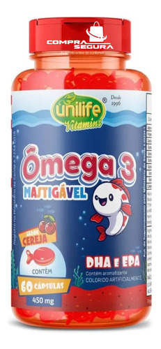 Omega 3 Para Niños Masticable