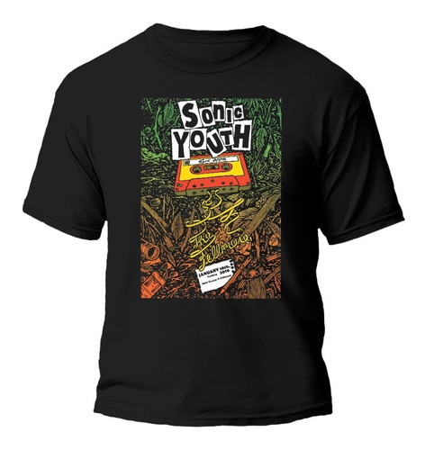 Remera Sonic Youth 100% Algodón 20/1 Premium