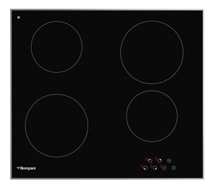 Anafe Eléctrico Empotrable Italiano Bompani Bo273ti/e 60 Cm