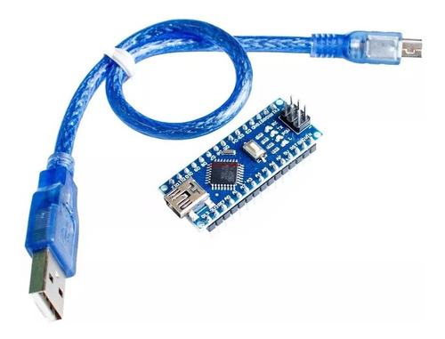 Tarjeta Nano V3.0 Atmega328 Sold Cable Compatibl Con Arduino