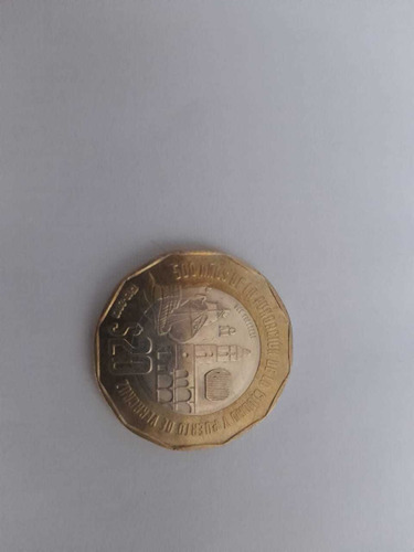 Moneda Conmemorativa De 20 Pesos