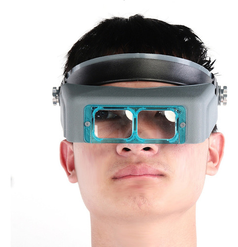 . Lupa De Lectura De Diadema Con Cuatro Lentes De Vidrio