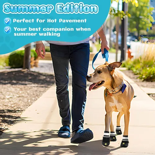Botas Para Perros Cupount - Transpirables Para Pavimento Cal