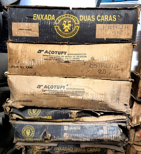 Enxada 2,5 Estreita S/ Cabo 2 Caras Original Antiga