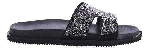 Sandalias Chancla Slip On Confort Banda Gruesa Brillos Aona