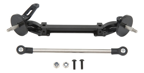 Juego De Ejes Delanteros De Metal Negro Y Negro Para Tamiya