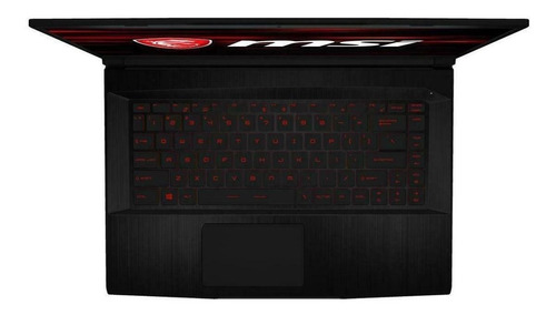 Imagen 4 de 4 de Laptop gamer MSI Thin GF63 negra 15.6", Intel Core i5 9300H 8GB de RAM 256GB SSD, Nvidia GeForce GTX 1650 1920x1080px Windows 10 Home
