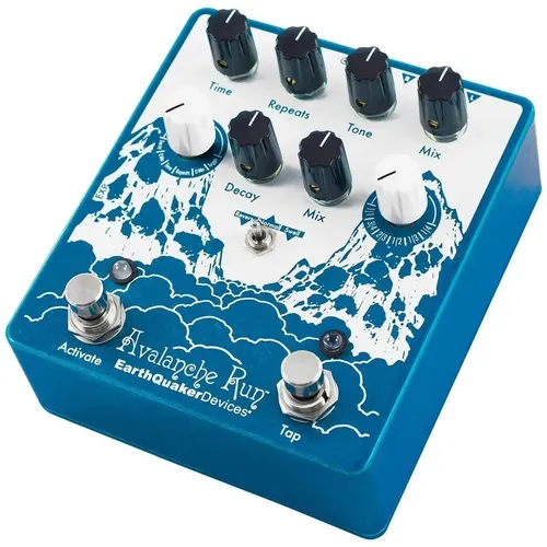 Pedal Guitarra Reverb Stereo Delay Earthquaker Avalanche Run Cor