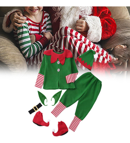 Disfraz De Navideño Para Cumpleaños, Niño 110cm