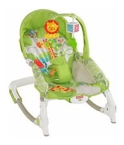 Silla Mecedora Portatil Fisher Price Verde Ref: X7047 Bebe