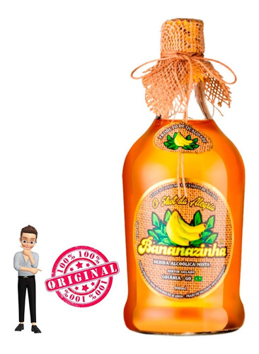 Cachaça Artesanal Bananazinha Pinga De Banana Bananinha Mel