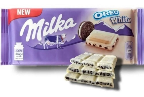 Chocolate Branco Milka Oreo 100g - Milka Oreo White