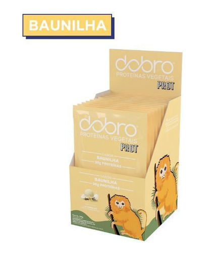 Sachê Proteína Baunilha 10un X 30g | Produto Vegano