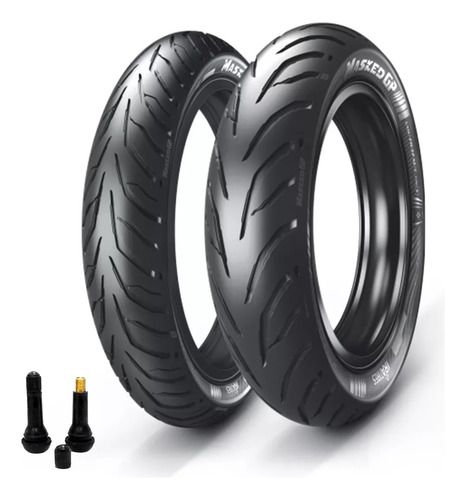 Par 2 Pneu 110/70-17 + 130/70-17 Ira Masked Dafra Next 300