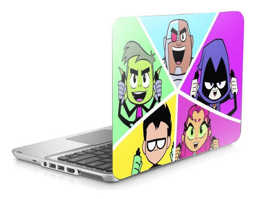 Skin Adesivo Para Notebook 15 Jovens Titans Teen Titans B2