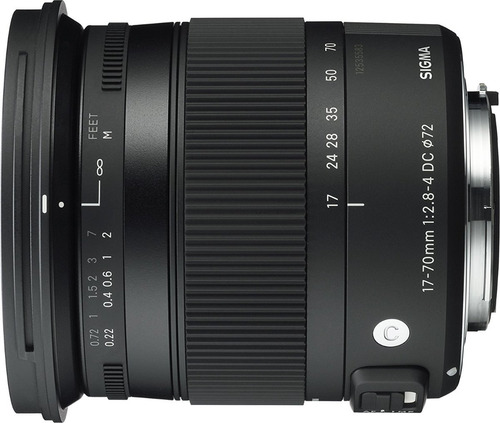 Lente Sigma 17-70mm F/2.8-4 Dc Macro Os Hsm Para Nikon
