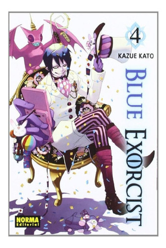 Libro - Blue Exorcist 4, De Kazue Kato. Serie Blue Exorcist