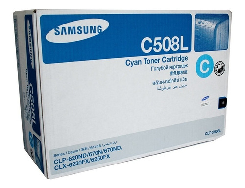 Toner Samsung 508l Cyan Original Clp 615 620 670