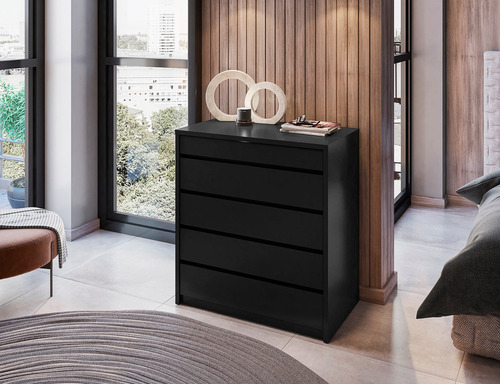 Cajonera Maxim Negro Këssa Muebles