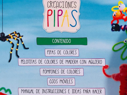 Juego Manualidades Pipas - Fabrica Hermosos Titeres De Dedo