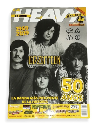 Revista La Heavy N° 410, Completa, Rock Heavy Metal