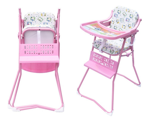 Silla Comedor Plegable Para Bebe Niña Y Niño