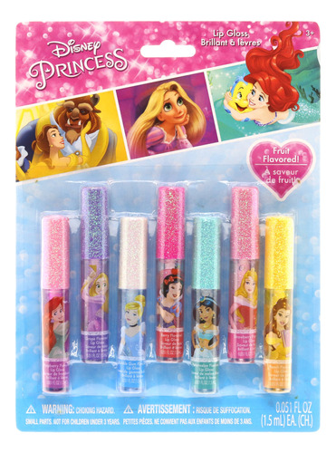 Townley Girl Disney Princess - Juego De Brillo Labial Súpe.