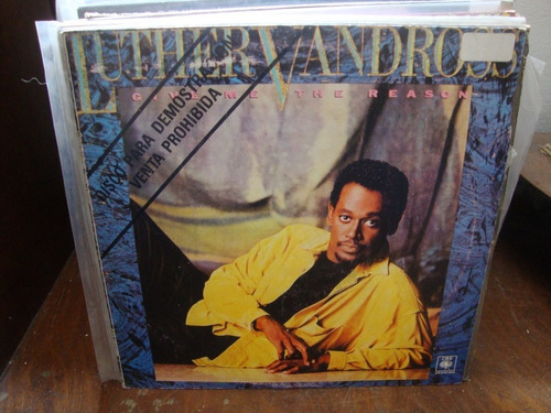 Vinilo Luther Vandross Give Me The Reason Promocional Si2
