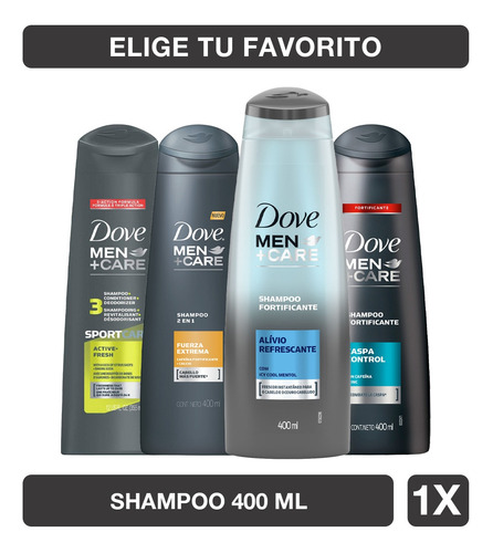 Dove Men + Care Shampoo 400ml