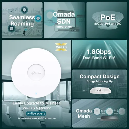 Access Point Tp-link Omada Eap610 V1 Blanco Pcreg