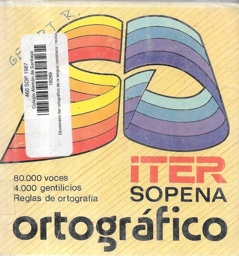 Diccionario Iter Sopena Ortográfico