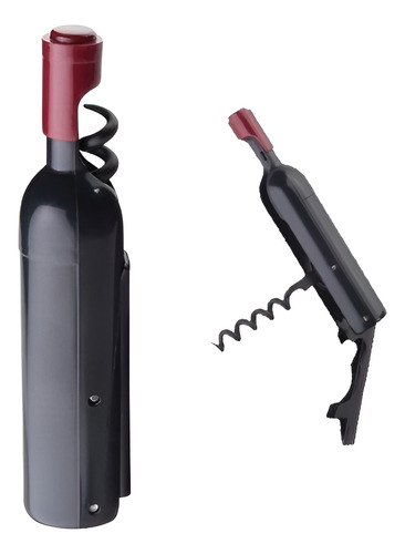 Sacacorchos Forma De Botella De Vino Elegante Imantado