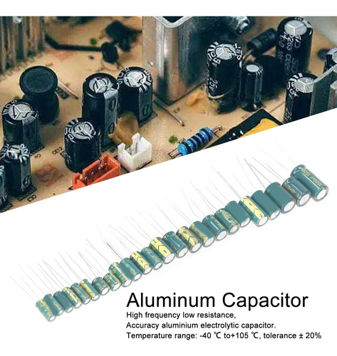 Kit Surtido De Condensadores, 460 Piezas De Aluminio Electro