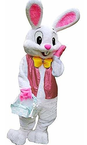 Disfraz Mujer - Red Vest Easter Bunny Bugs Rabbit Mascot Cos
