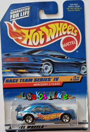 Hot Wheels Mercedes C-class Race Team Series Iv 1998 #726