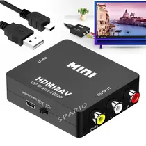 Comprar Adaptadores Convertidor Hdmi A Rca & Av Video Analogico